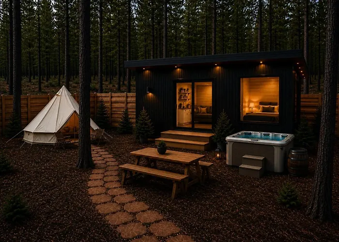 Campsite Ponderosa Pines